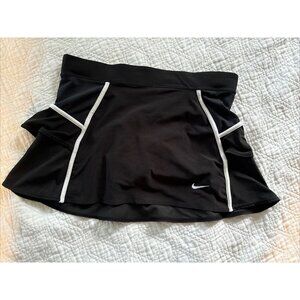 Nike Skort Women’s Small 4-6 Skirt Shorts Black Fit Dry Performance Stretch